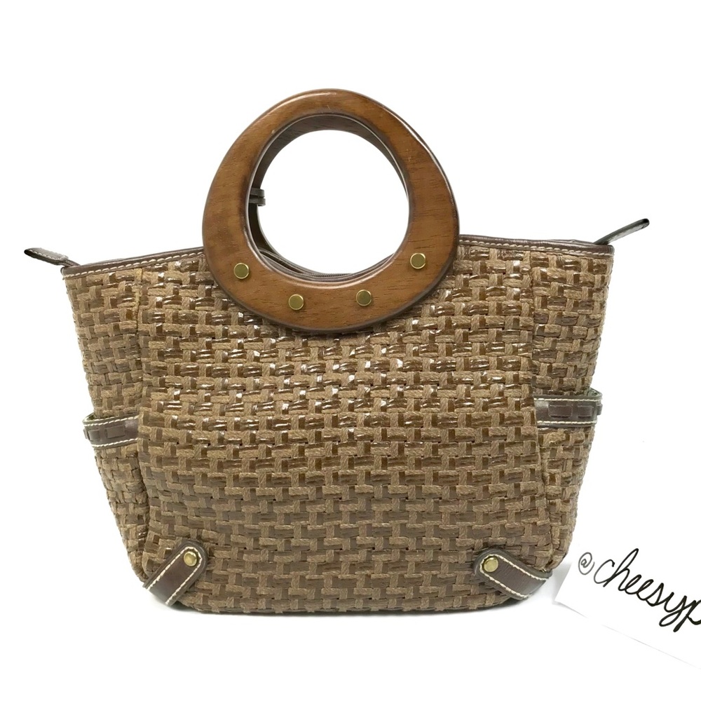 FOSSIL “KEYPER” WOVEN PURSE- Modern Vintage Bag